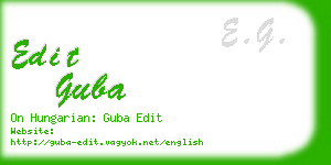 edit guba business card